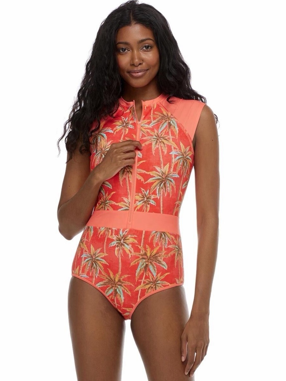 Body Glove Balata Garden Stand Up Paddle Rashguard One-Piece Swimsuit Size M
